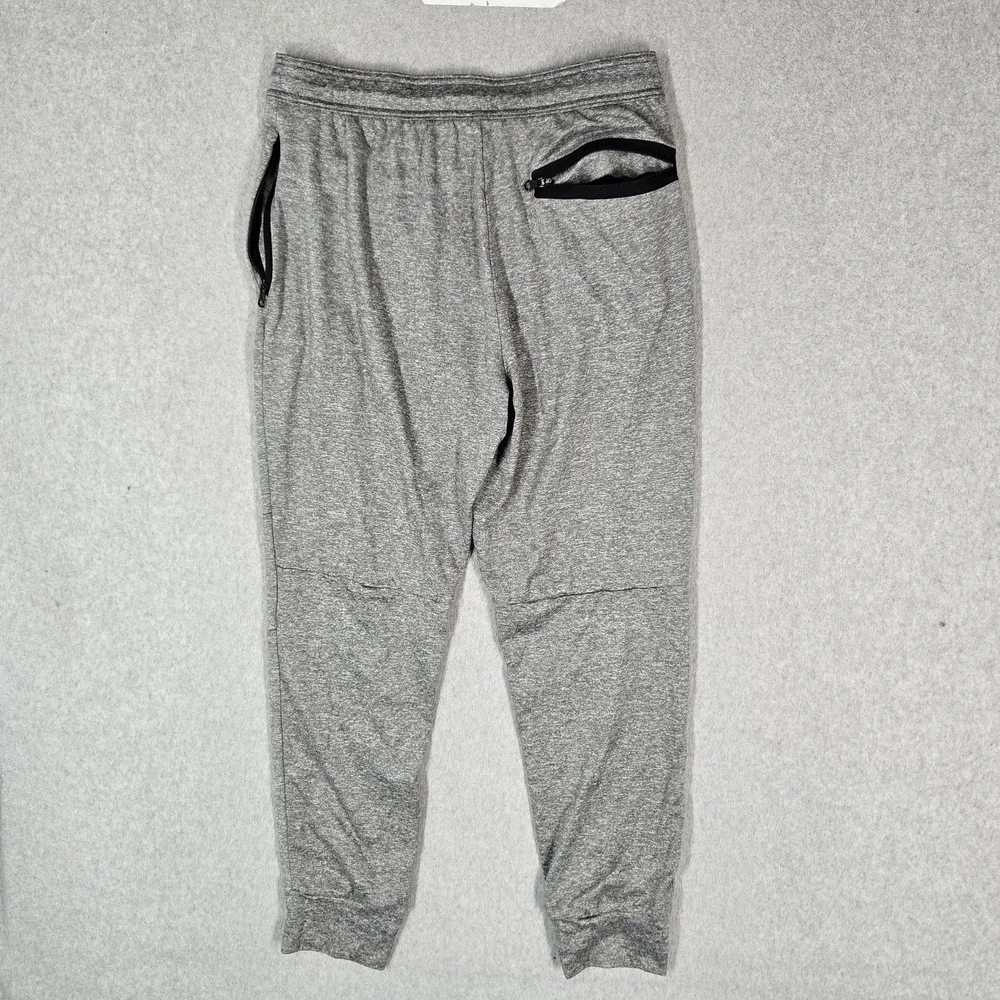 American Eagle Men Activewear Pants M Gray Jogger Fleece Pockets 25